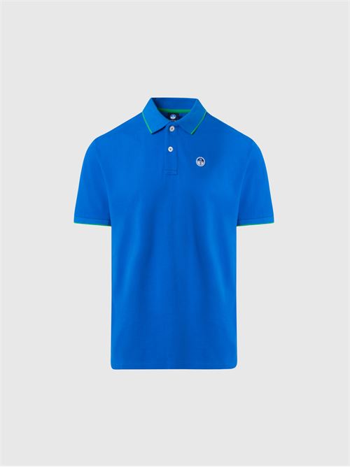 POLO SHORT SLEEVE COLLAR W/STRIPED IN CONTRAST NORTH SAILS | 692452/0760